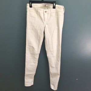 White Hollister Skinny Jeans